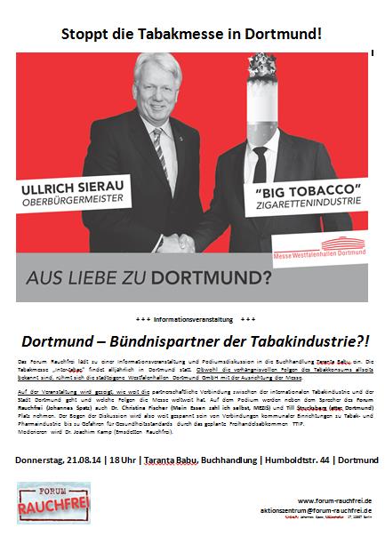 Einladung zur Podiumsdiskussion am 21.08.2014 im Taranta Babu in Dortmund