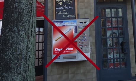 Bundesländer sind sich einig: Zigarettenautomaten sind rechtswidrig