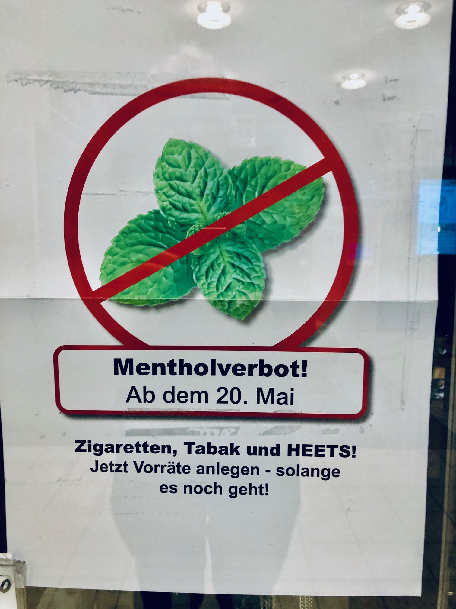 Schamlose Missachtung des Verbots von Menthol-Zigaretten