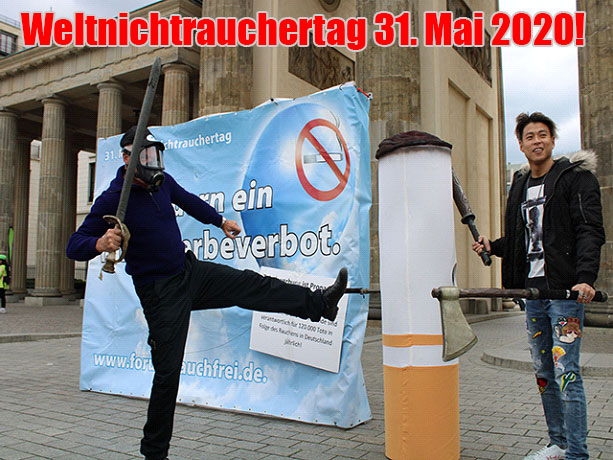 Weltnichtrauchertag 31. Mai 2020!
